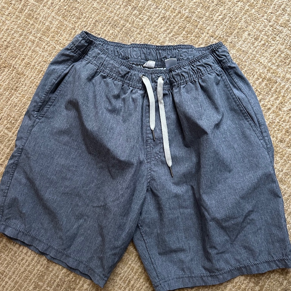 Fair Harbor Grey One Shorts Medium 8"Length with Liner